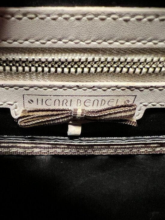 Henri Bendel Black Leather Rivington Convertible Tote Backpack Like New - RARE main image 9